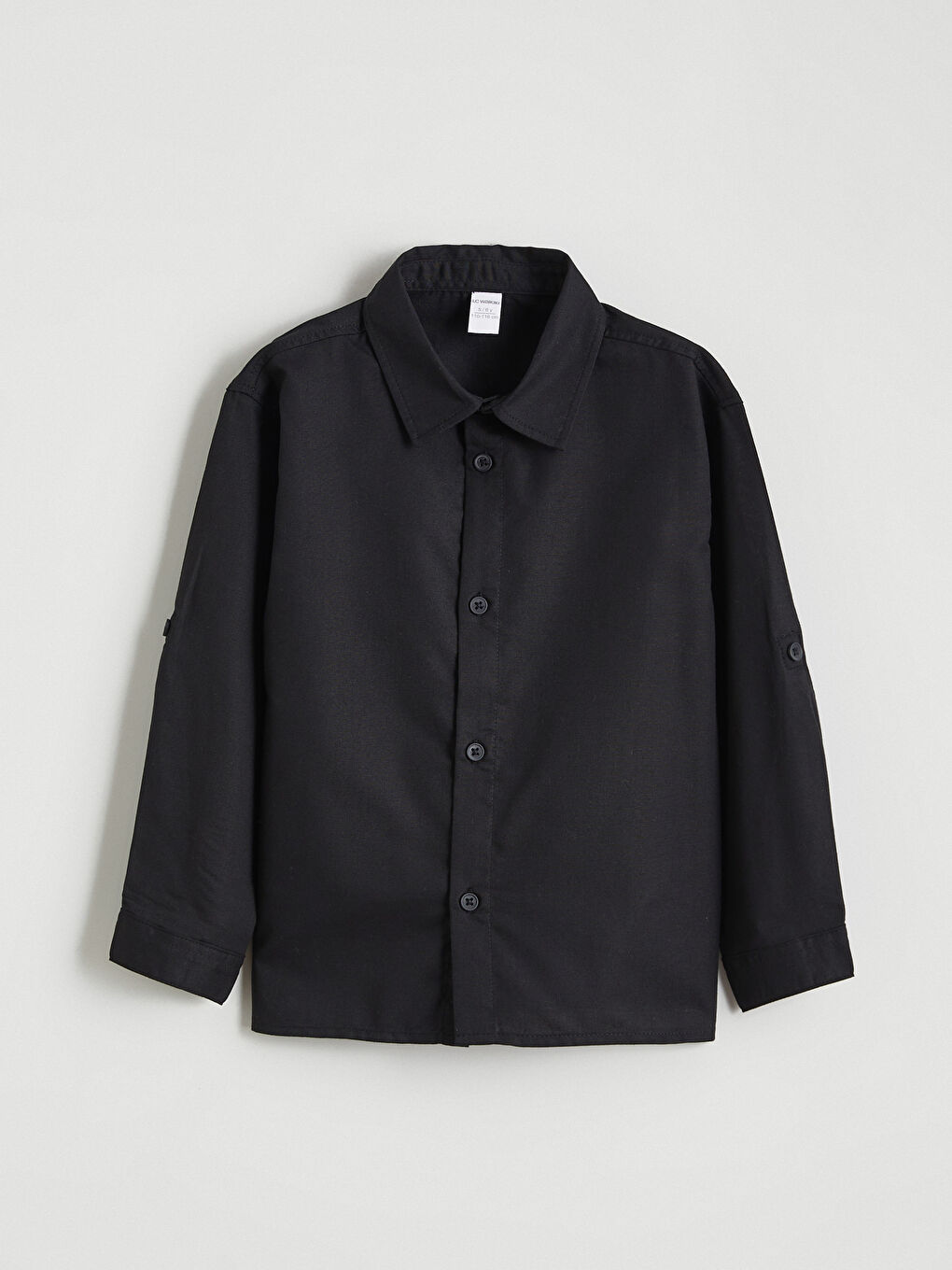 Siyah Basic Erkek Çocuk Gömlek