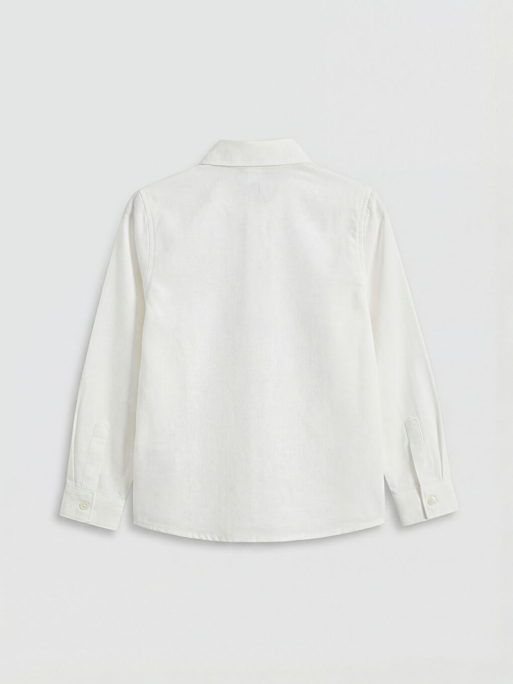 Ekru Uzun Kollu Erkek Çocuk Gabardin Gömlek ve Papyon-1