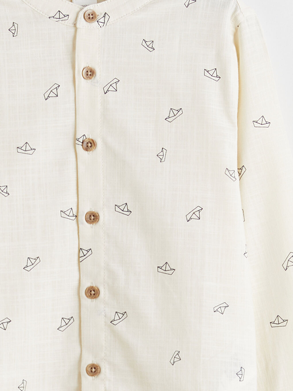 Hakim Yaka Erkek Çocuk Poplin Gömlek-2