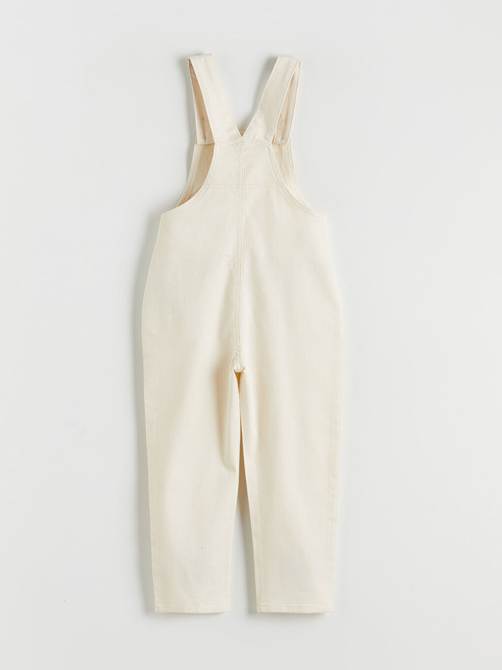 Bej Kare Yaka Erkek Çocuk Jean Salopet-1