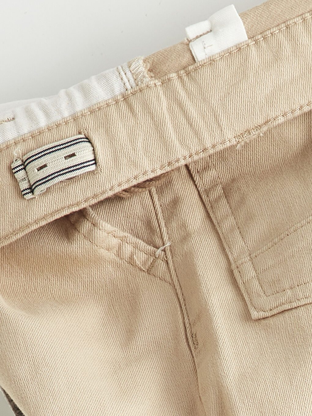 Bej Erkek Çocuk Gabardin Pantolon-1