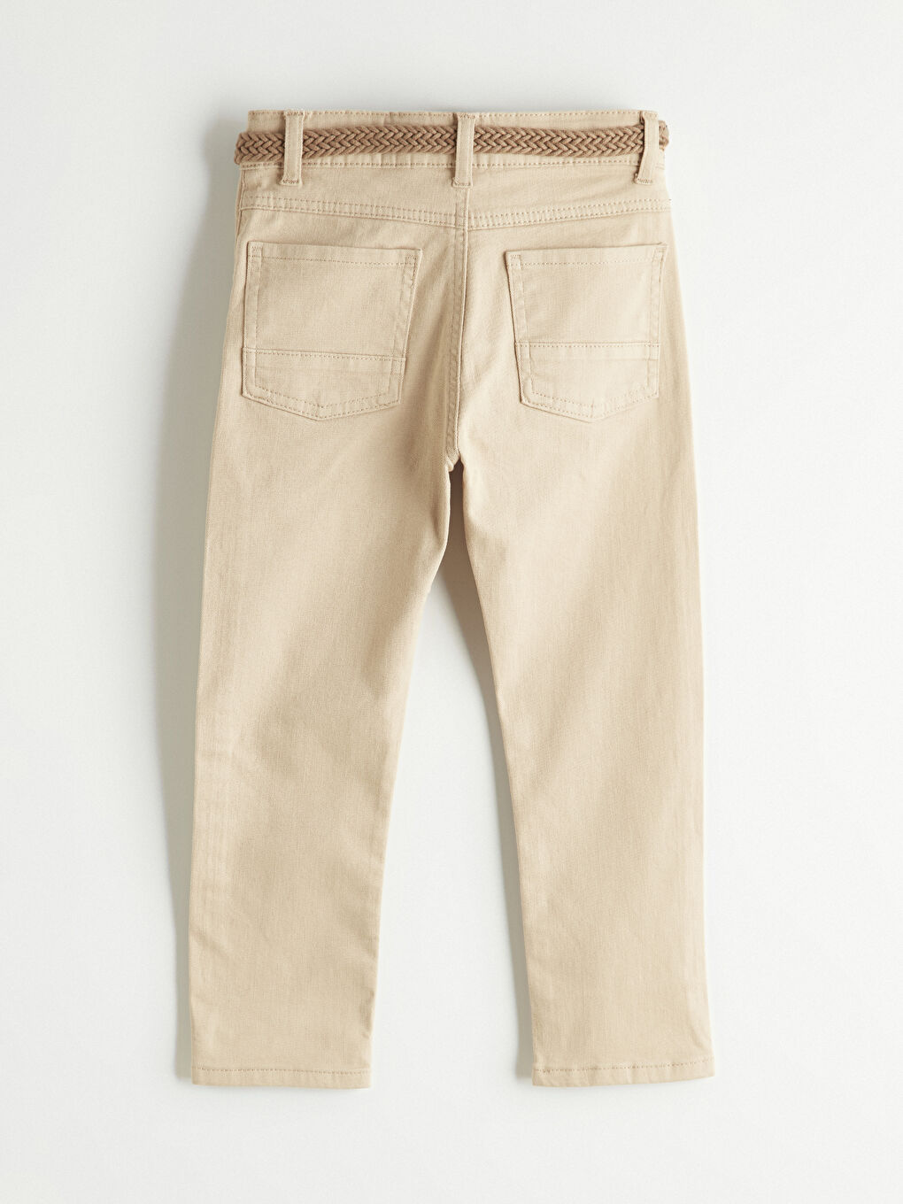 Bej Erkek Çocuk Gabardin Pantolon-2