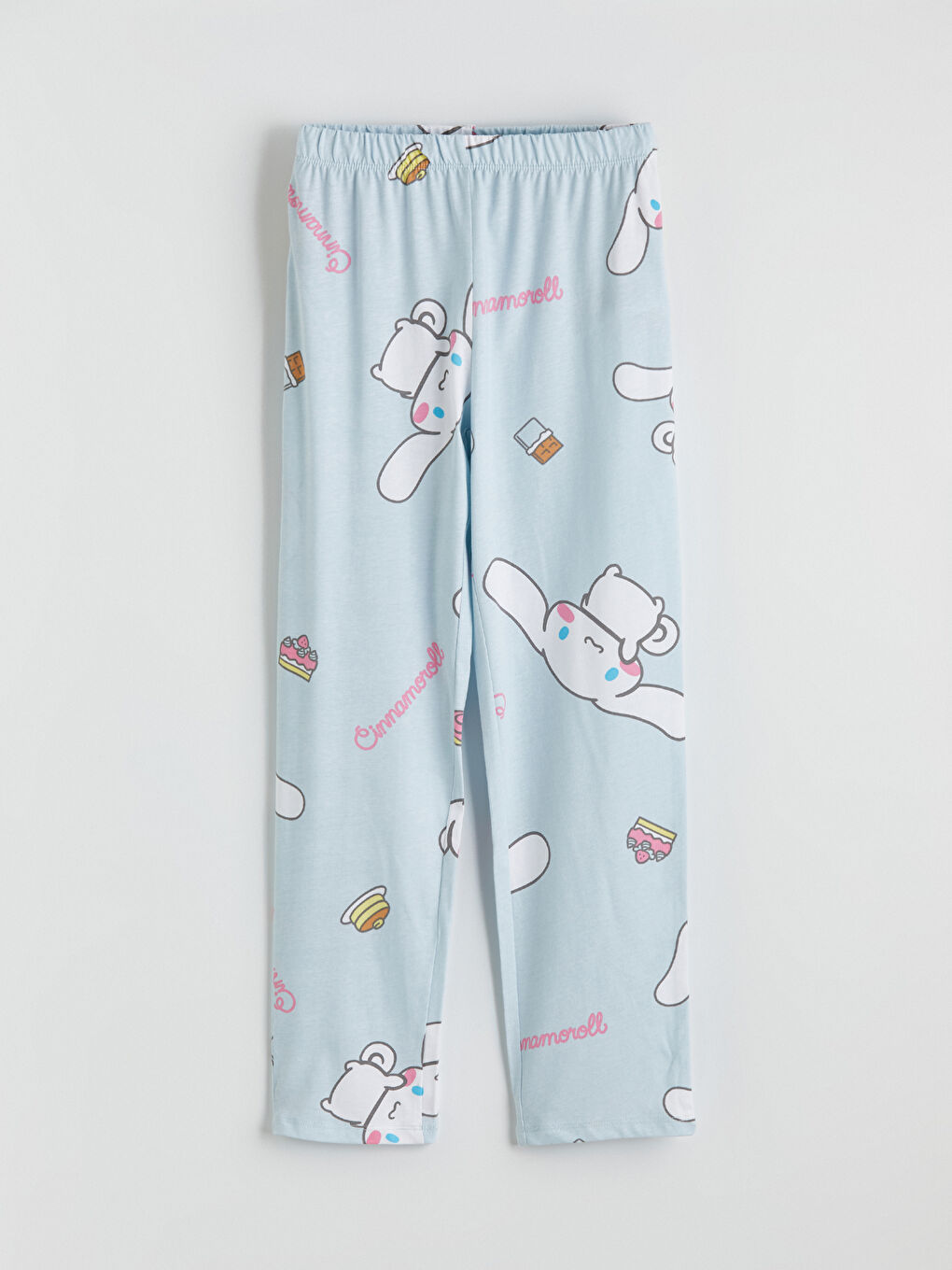 Cinnamoroll-Druck Pyjama-Set für Mädchen mit Rundhalsausschnitt.-4
