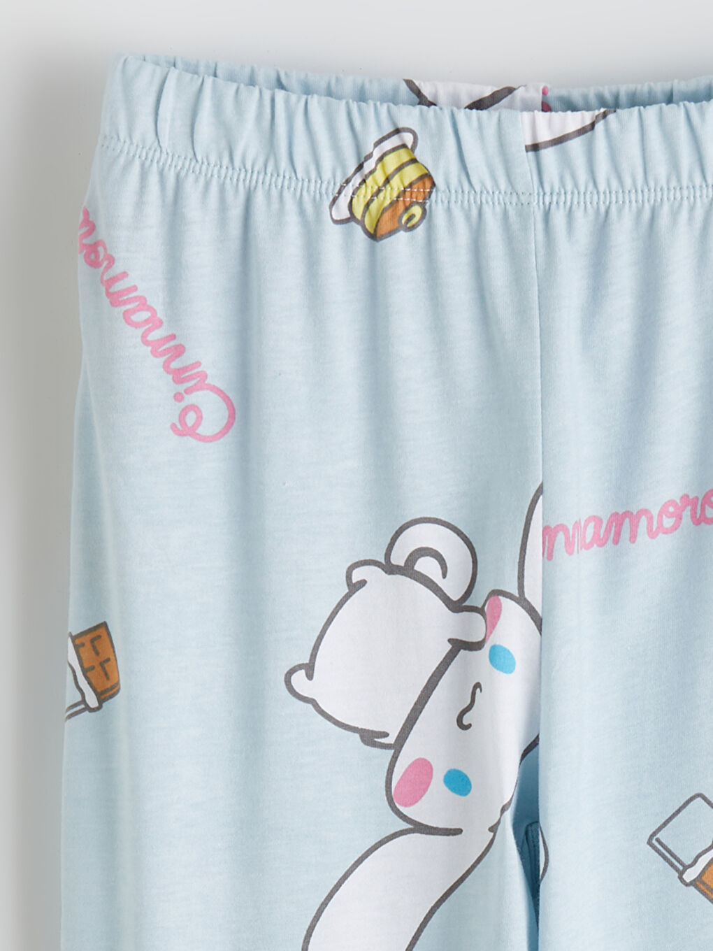 Cinnamoroll-Druck Pyjama-Set für Mädchen mit Rundhalsausschnitt.-5