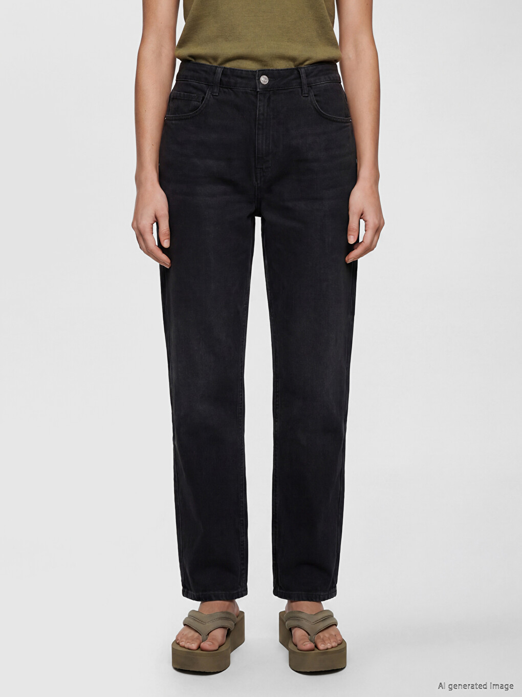 Crop Flare Women's Jeans-1