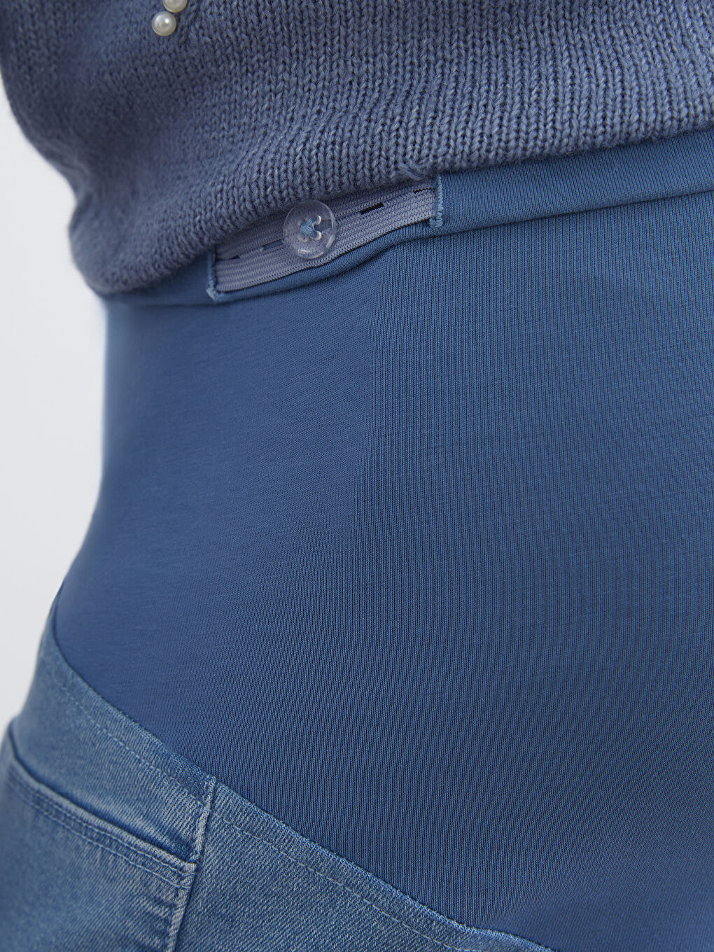 جینزی دووگیانی ڕاست بە پانێلی شکم-3