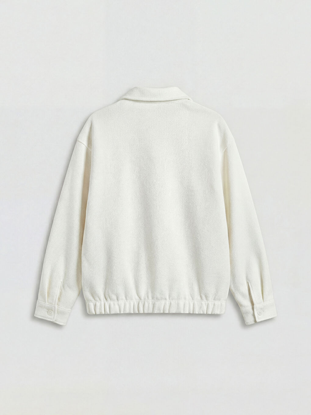 Ekru Uzun Kollu Erkek Çocuk Gömlek-1