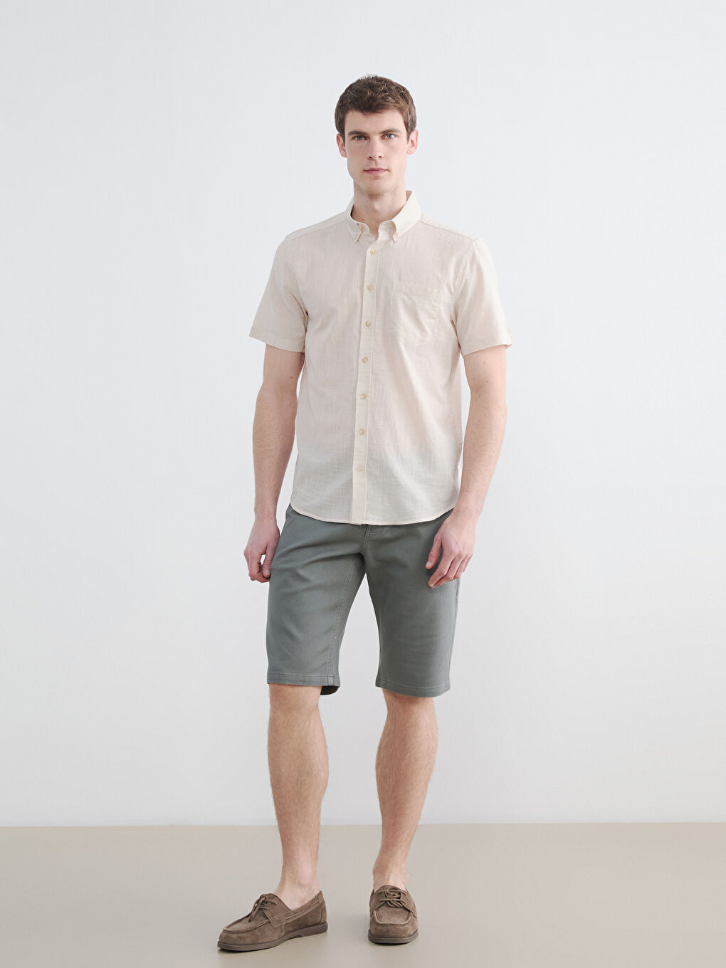 Man BEIGE Shirt-1