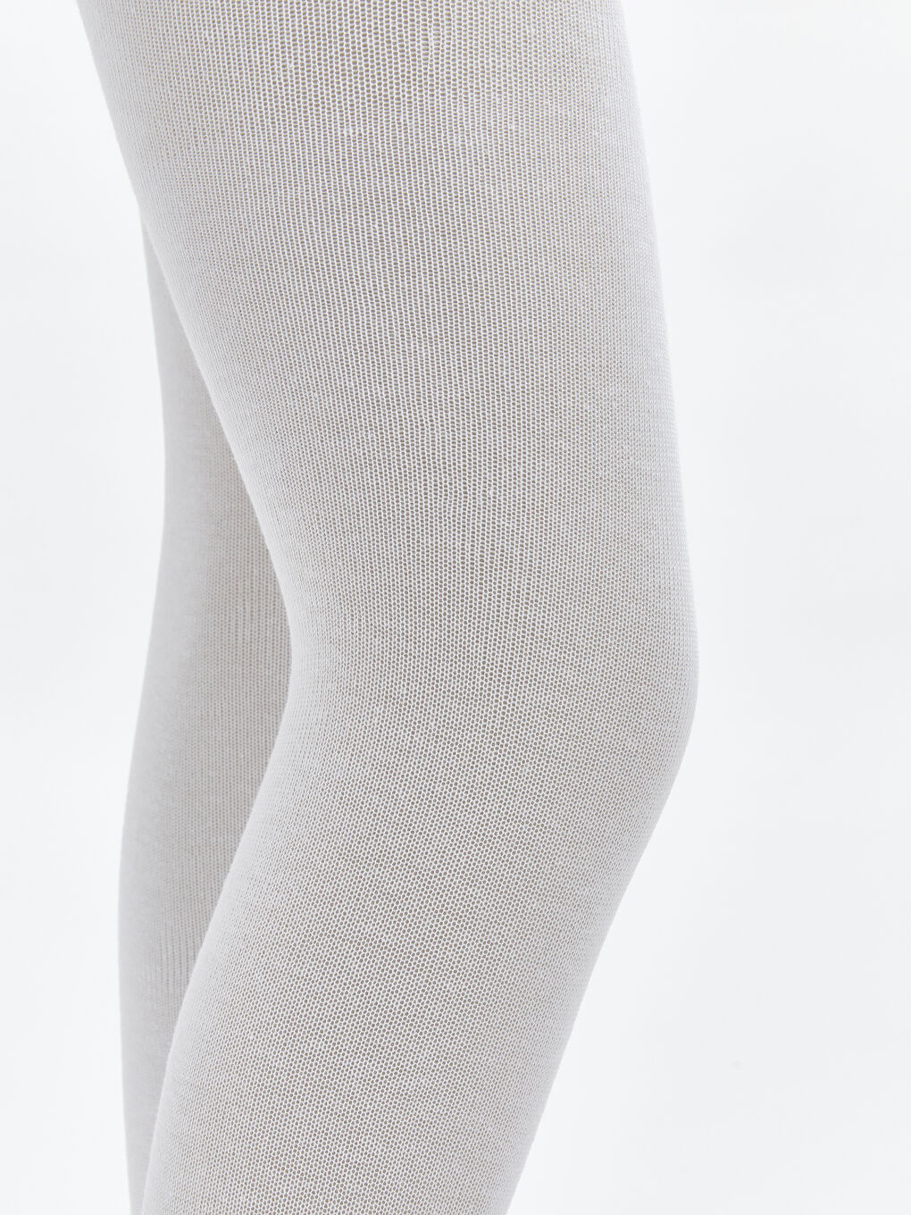 Beyaz Basic Kız Çocuk Külotlu Çorap 2'li-1