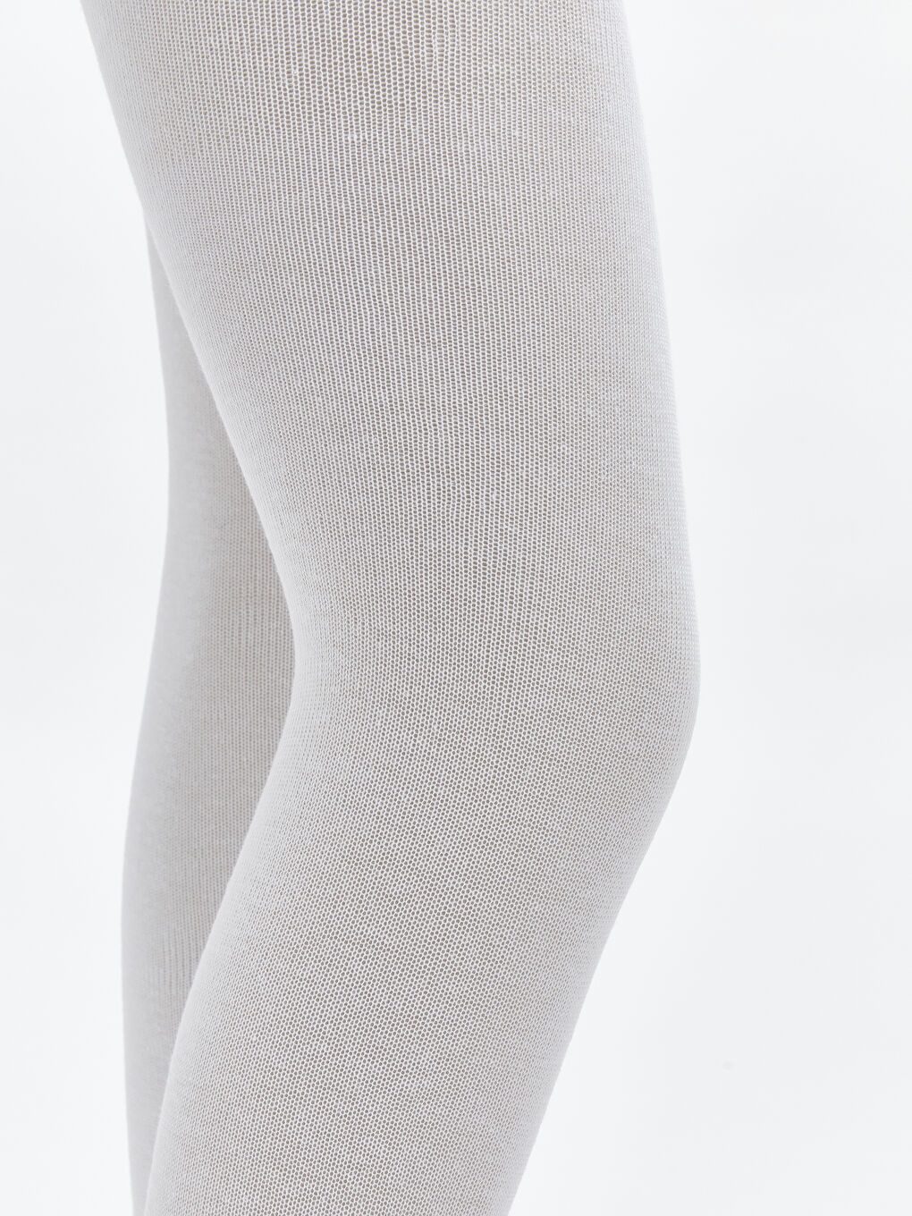 Beyaz Basic Kız Çocuk Külotlu Çorap 2'li-2