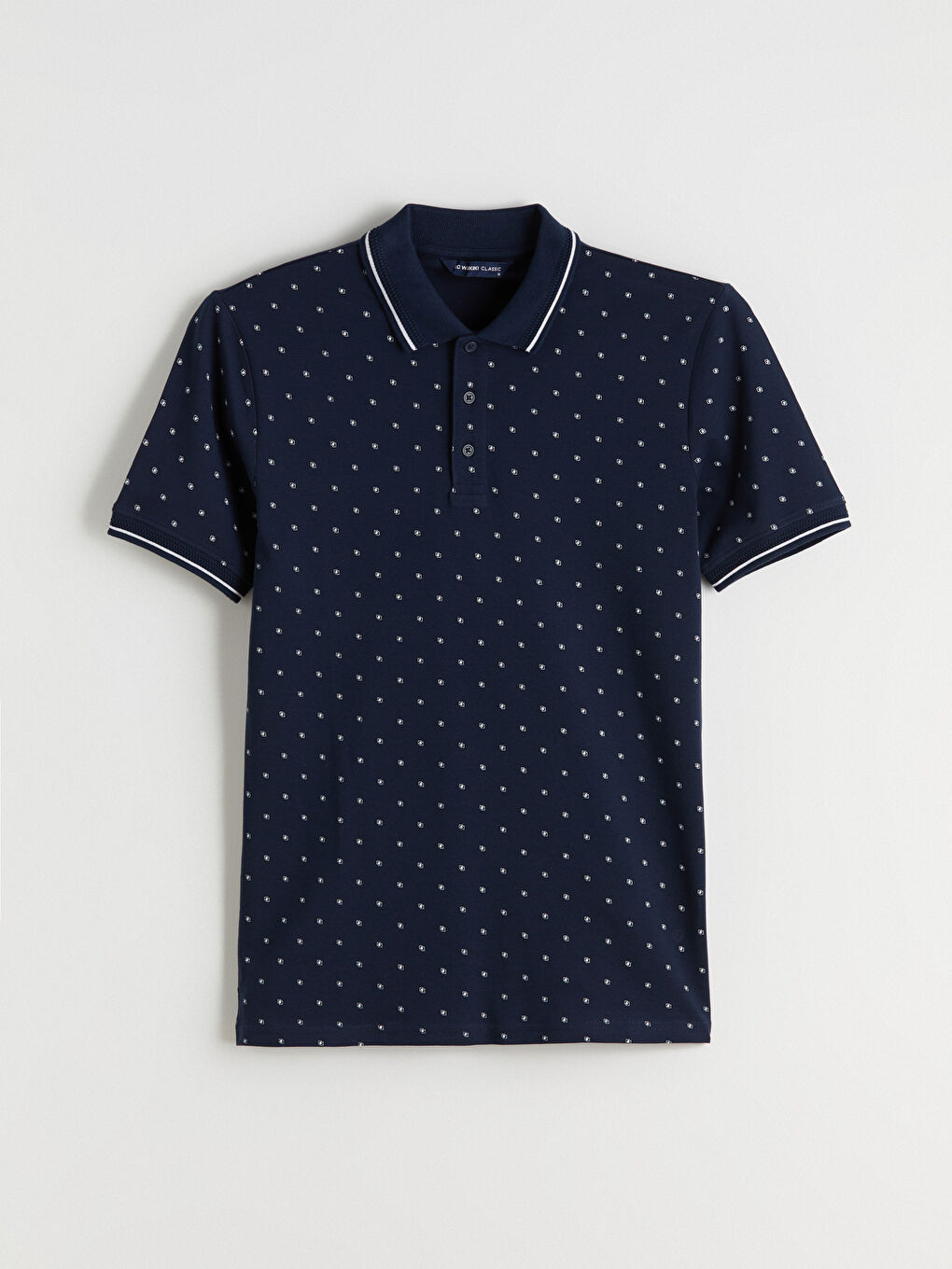 Мужчины Синий Футболка-4