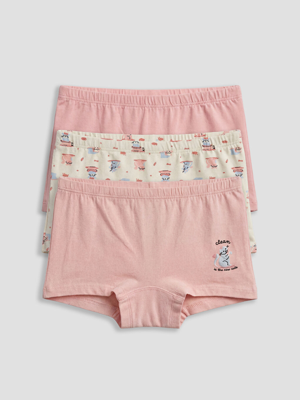 Girl ECRU Boxer Briefs-1