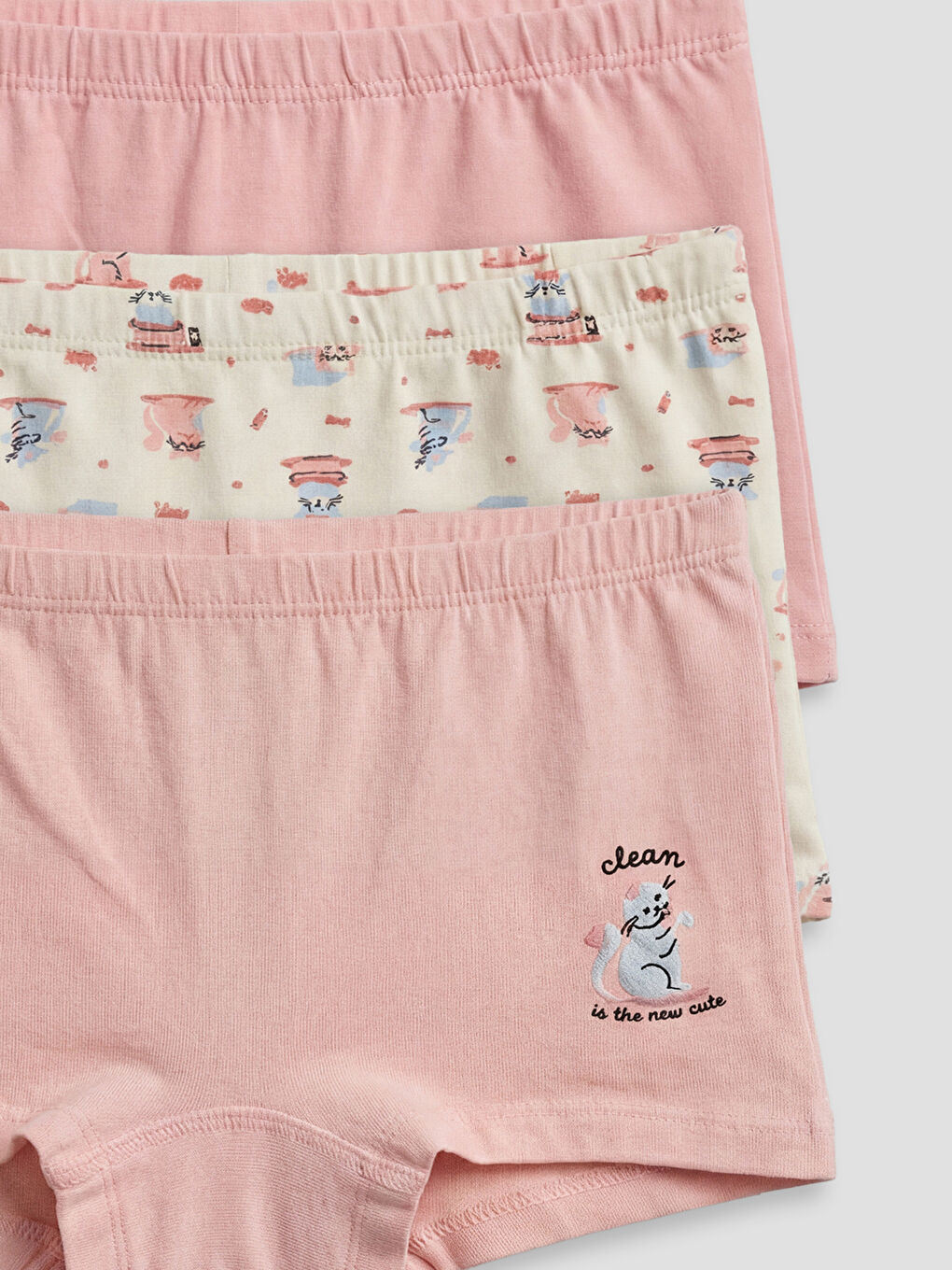 Girl ECRU Boxer Briefs-2