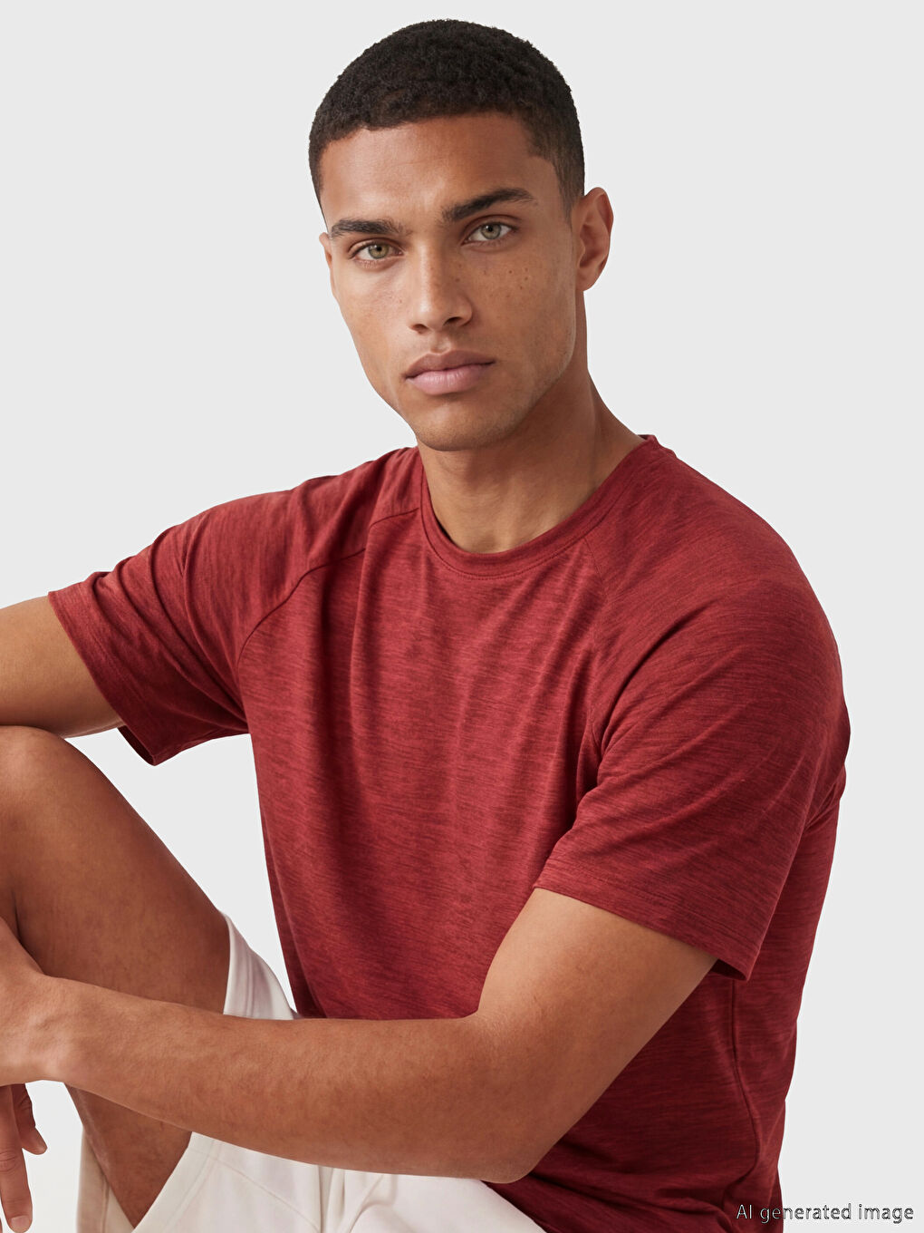 Crew Neck Men's Sports T-Shirt-1