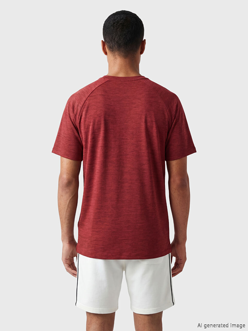 Crew Neck Men's Sports T-Shirt-2