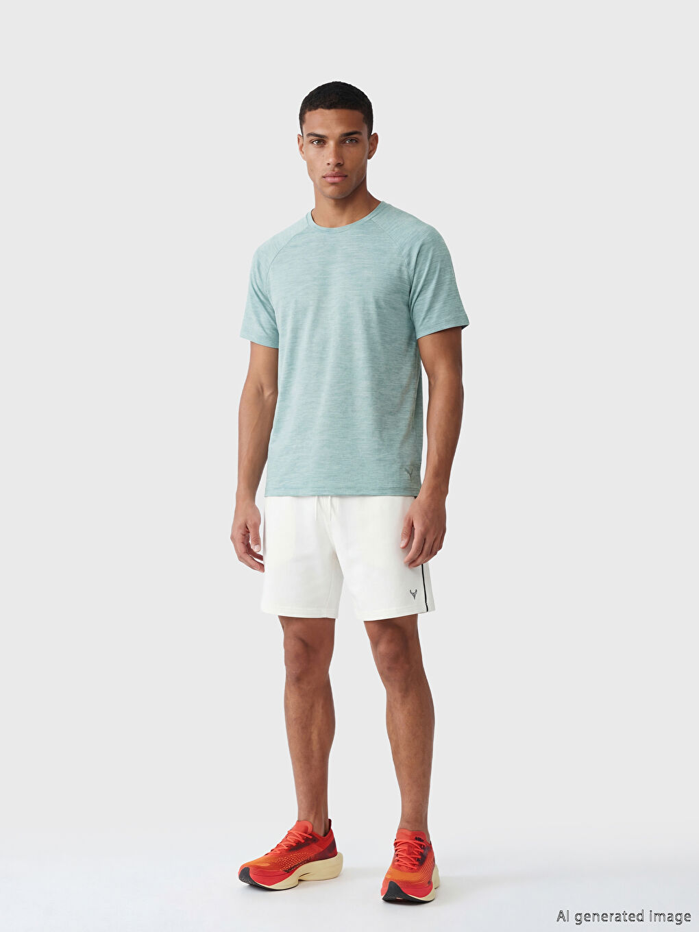 Crew Neck Men's Sports T-Shirt-1