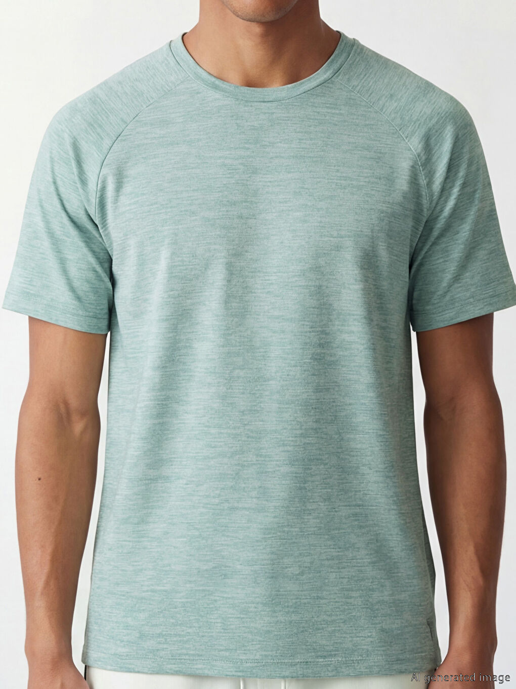 Crew Neck Men's Sports T-Shirt-2