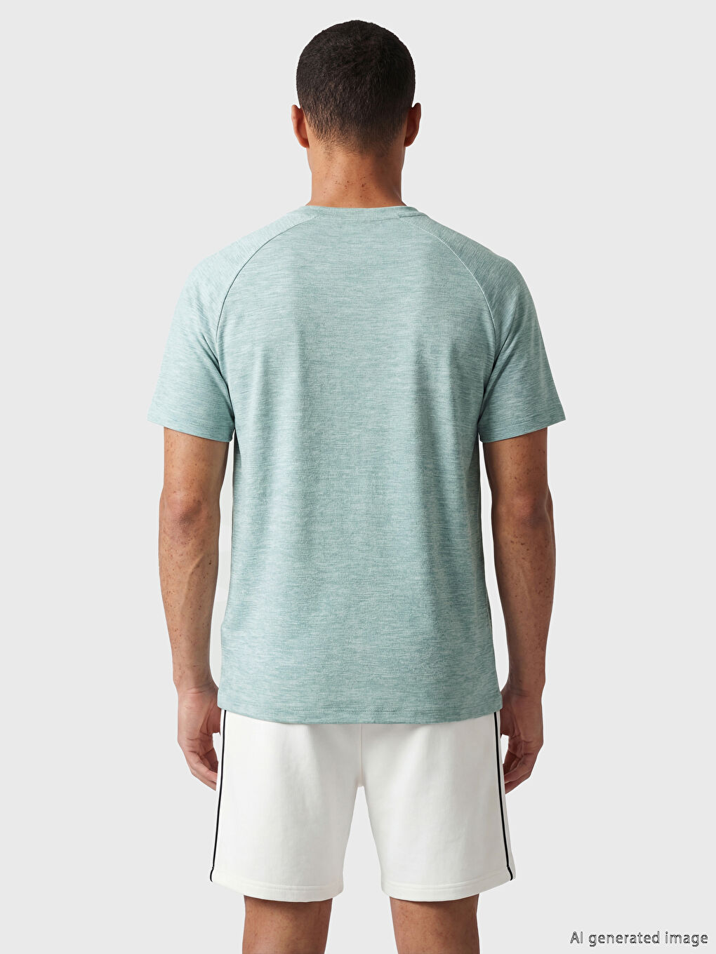 Crew Neck Men's Sports T-Shirt-3