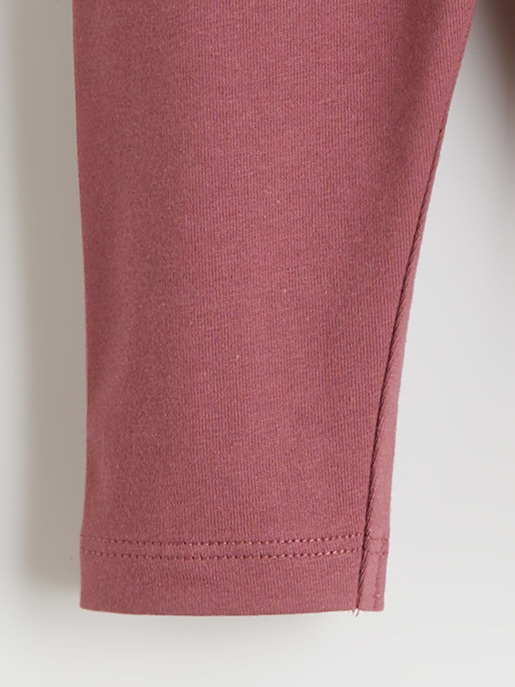 Pembe Beli Lastikli Kız Bebek Tayt 2'li-2