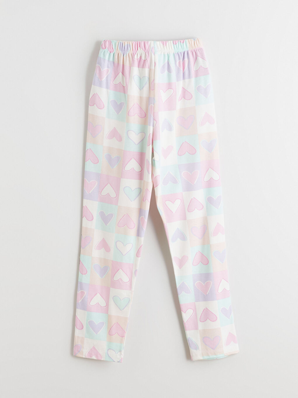 طقم بيجامة للبنات بياقة القميص-6