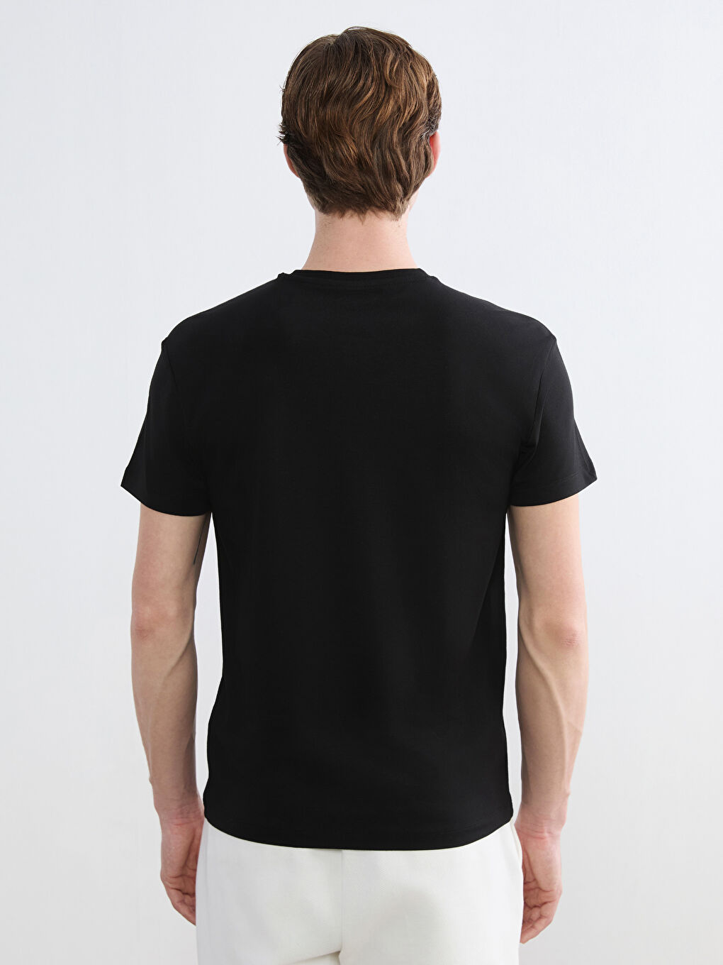 Men's Regular Fit Crewneck Pajama Top-3