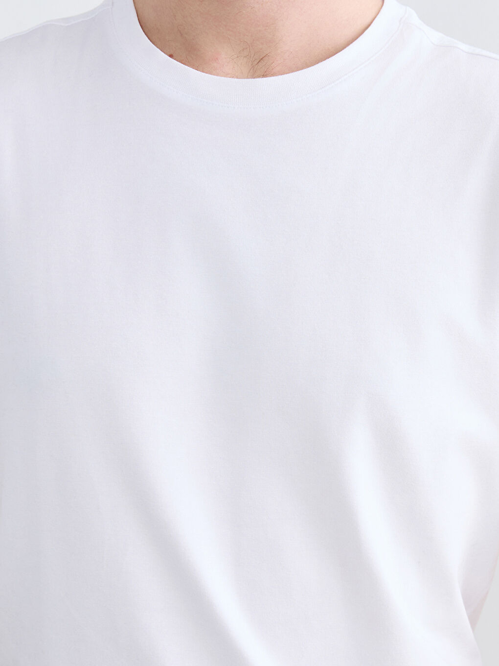 Crew Neck Short Sleeve Men's T-Shirt-2