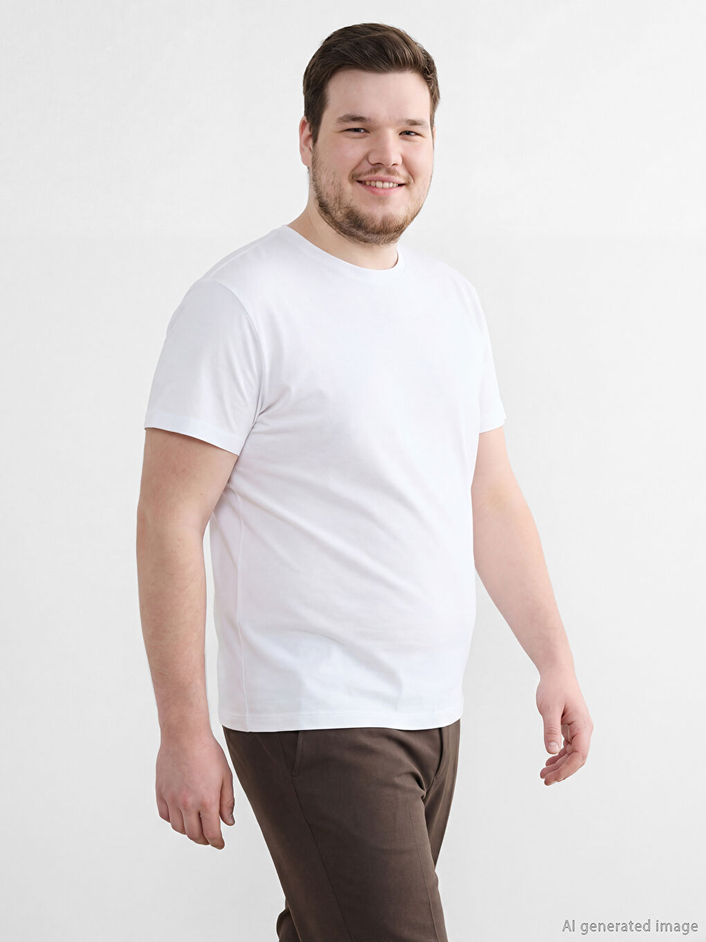 Crew Neck Short Sleeve Men's T-Shirt-1