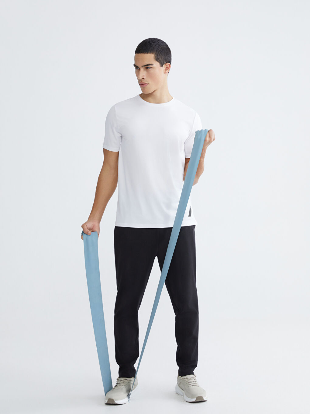 Siyah Standart Kalıp Erkek Eşofman Altı