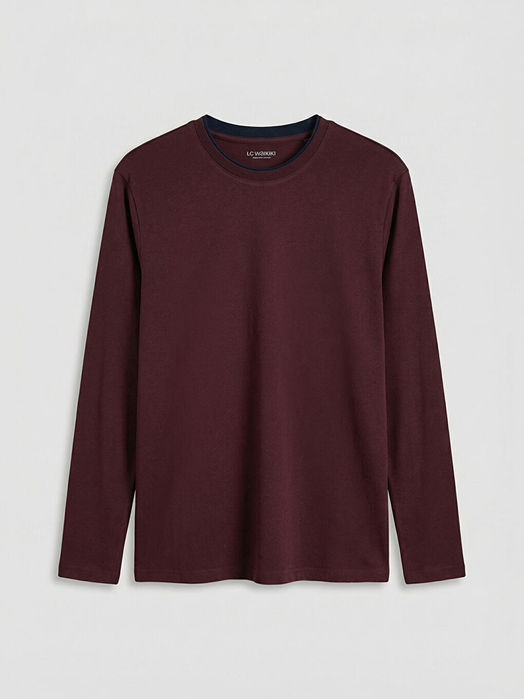 Mürdüm Bisiklet Yaka Erkek Pijama Üst