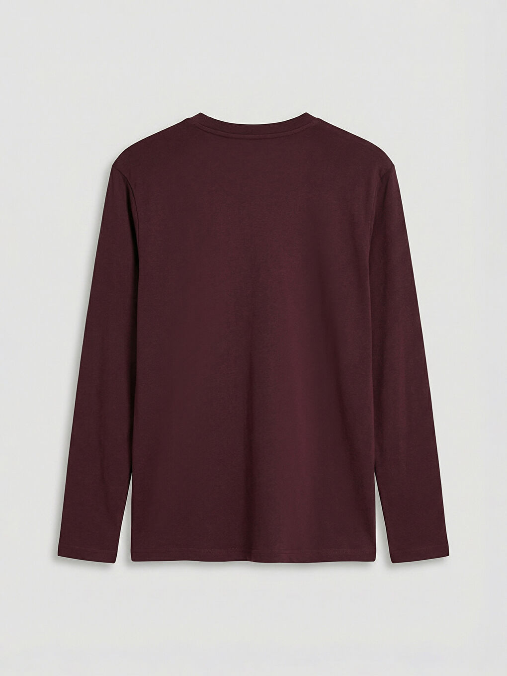 Mürdüm Bisiklet Yaka Erkek Pijama Üst-1