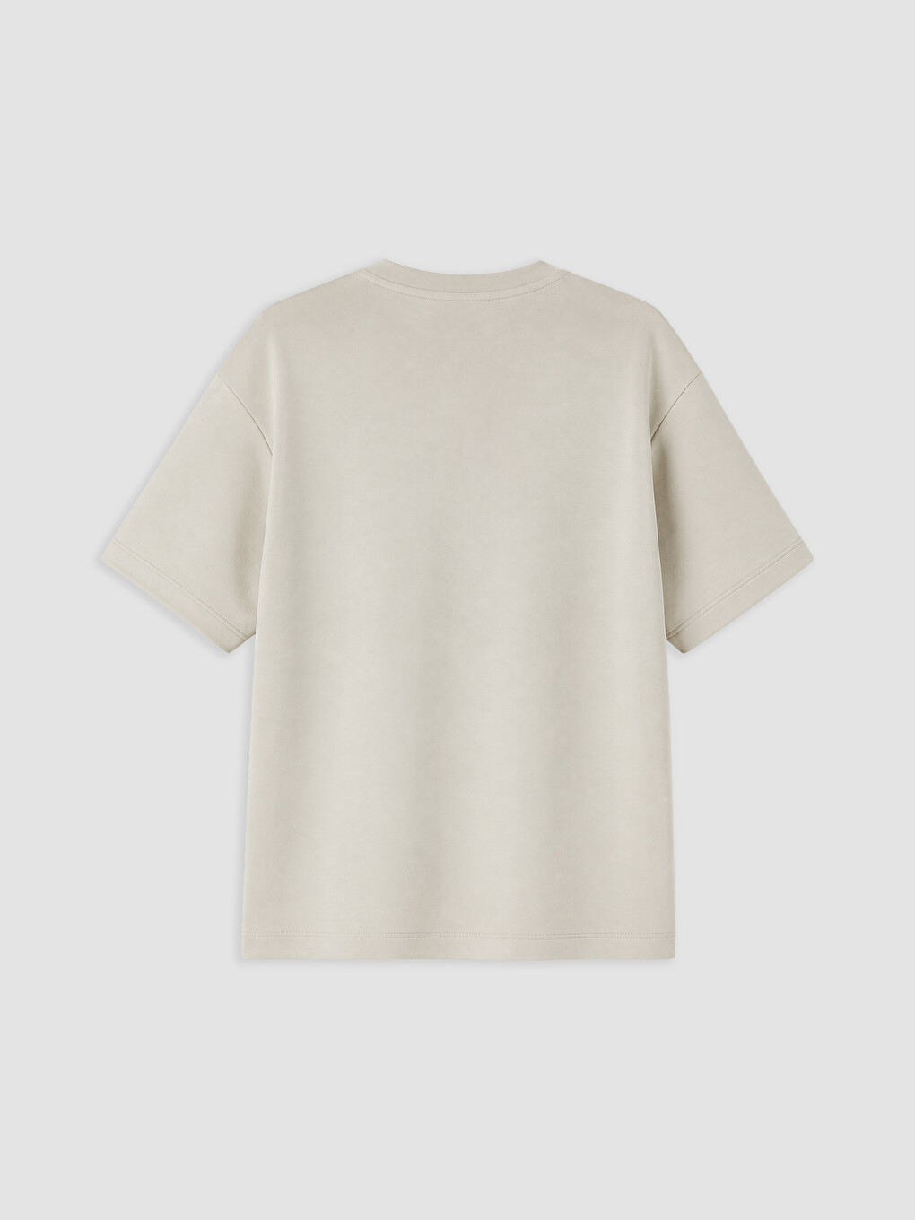 Crew Neck Short Sleeve Men's Pyjamas Top-2