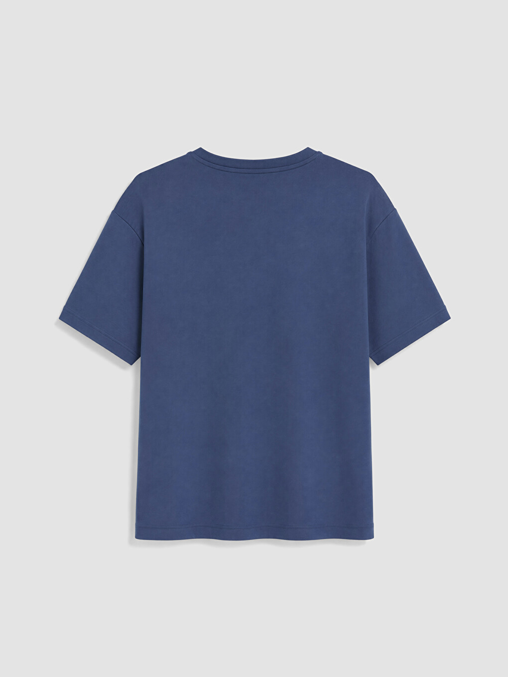 Crew Neck Short Sleeve Men's Pyjamas Top-2