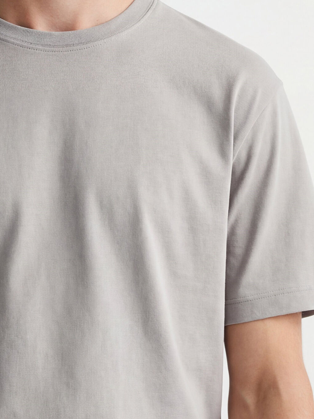 Haut de pyjama pour homme à manches courtes à col rond-2