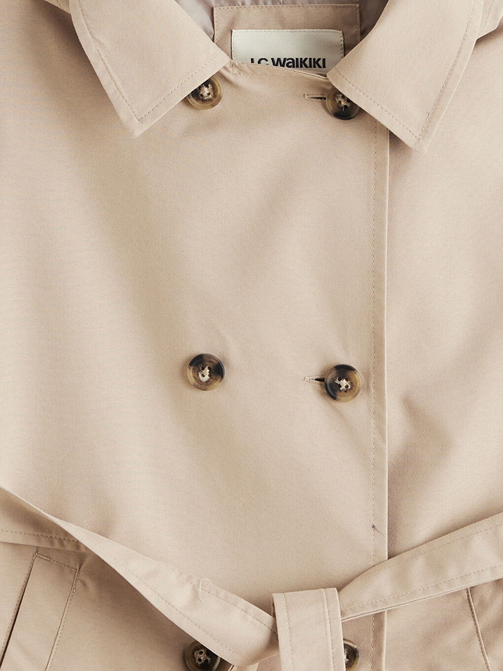 Hooded Girls' Trenchcoat-3