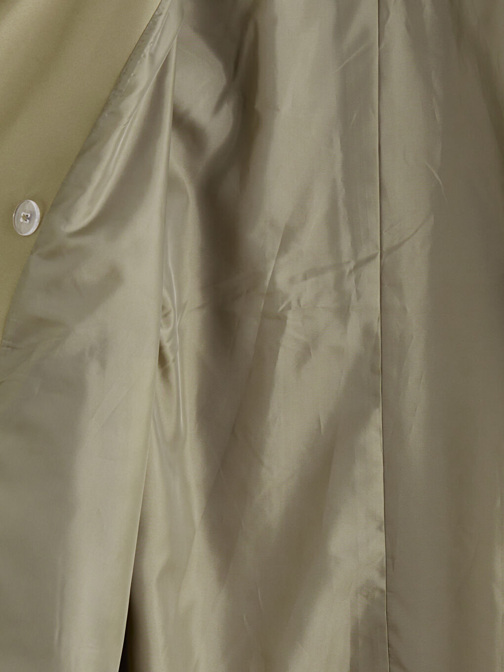 Yeşil Kruvaze Yaka Kadın Trençkot-6