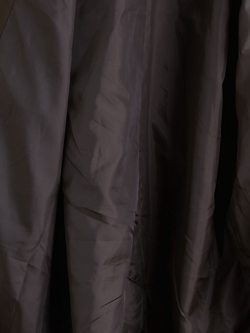 Kahverengi Kruvaze Yaka Kadın Trençkot-6