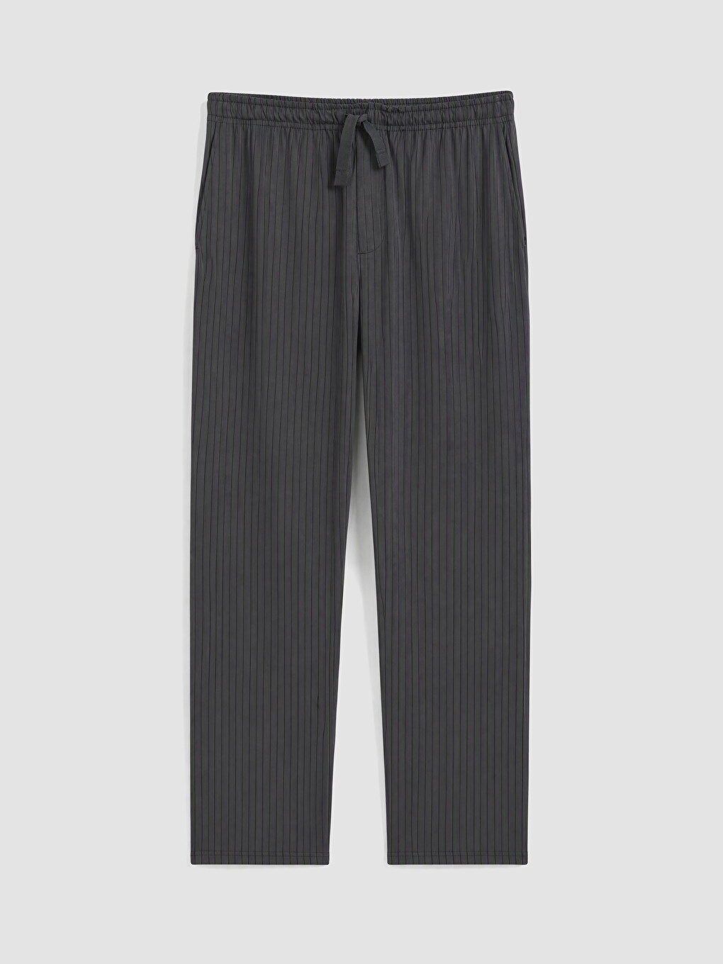 Gri Standart Kalıp Çizgili Erkek Pijama Altı-2
