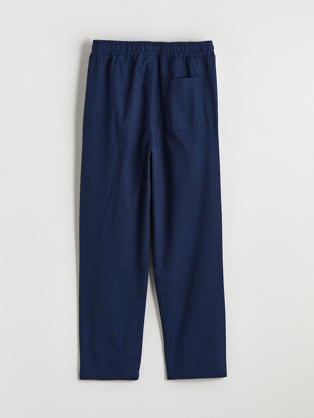Lacivert Beli Lastikli Erkek Çocuk Pantolon-2
