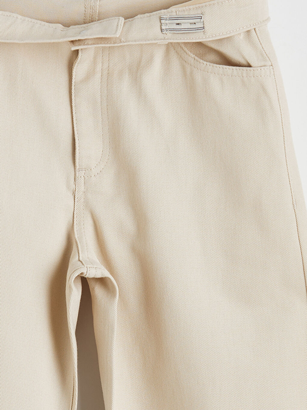 Bej Regular Fit Erkek Çocuk Gabardin Pantolon-2