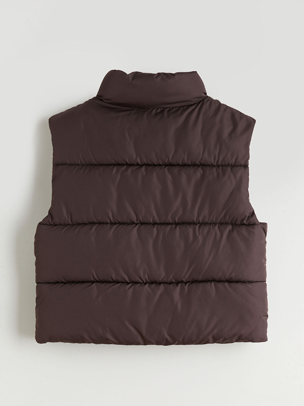 Funnel Neck Women's Puffer Gilet-6