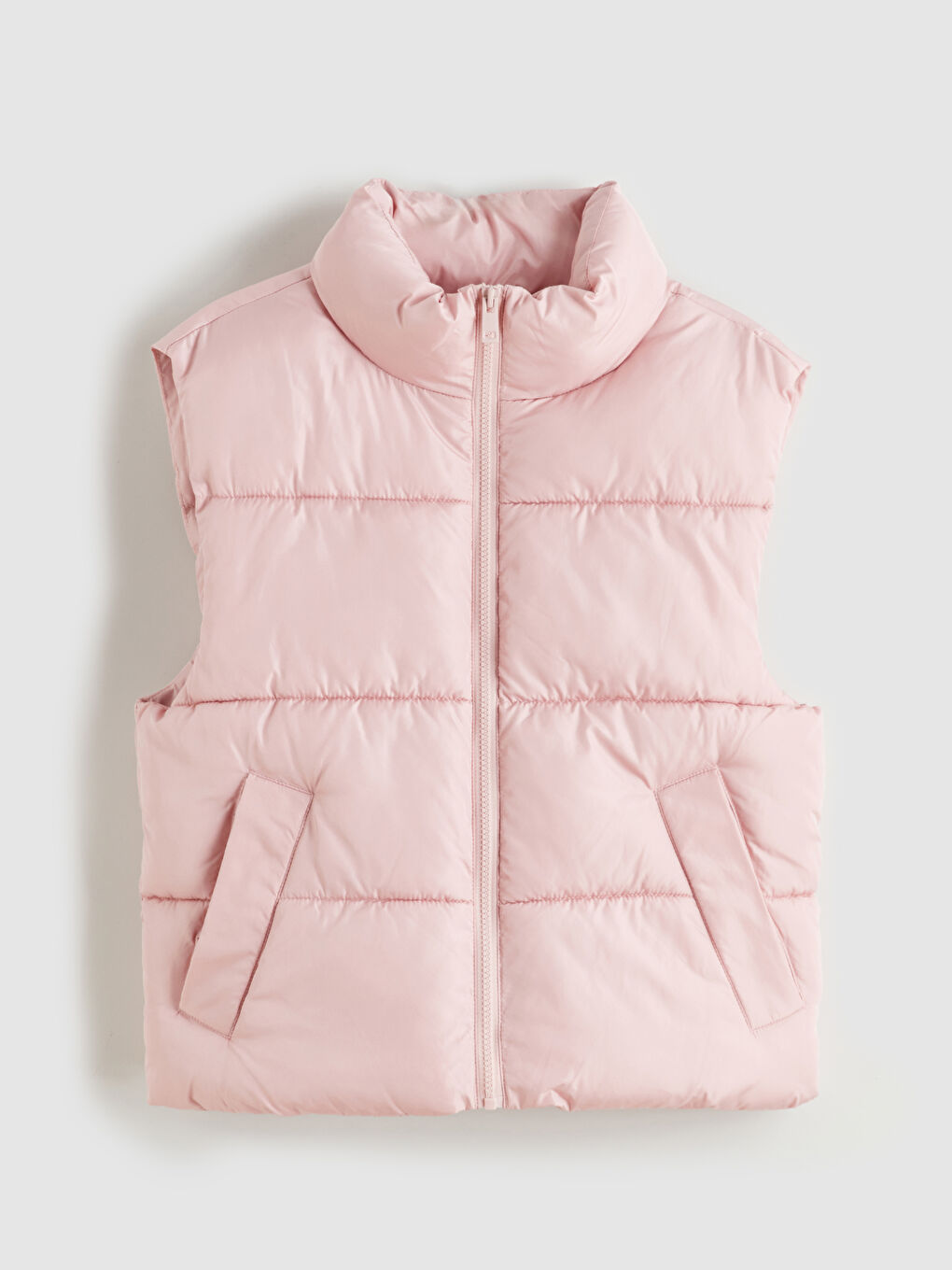 Puf Ženski Prsluk sa Levak Izrezom-5