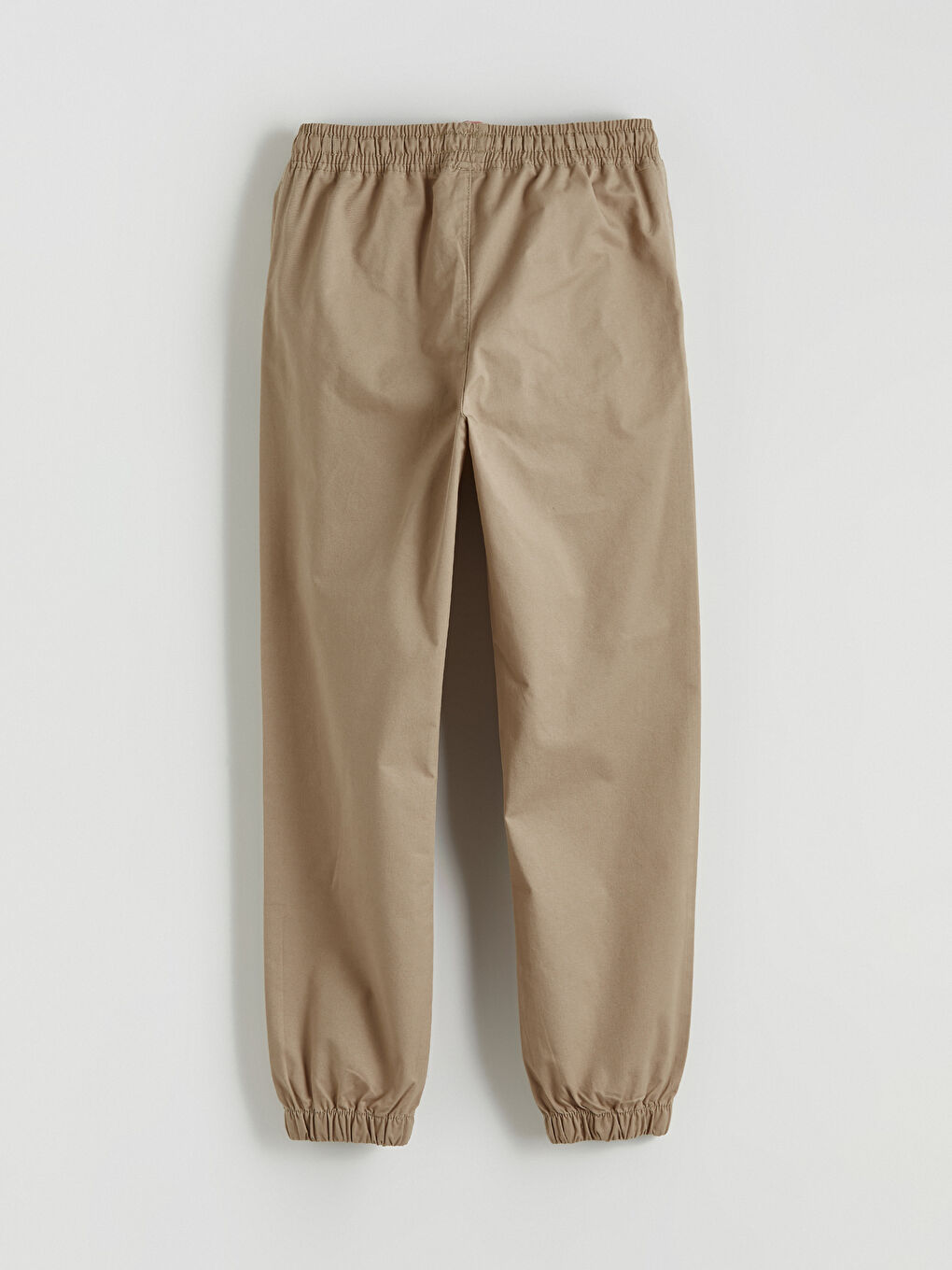 Bej Beli Lastikli Erkek Çocuk Jogger Pantolon-2