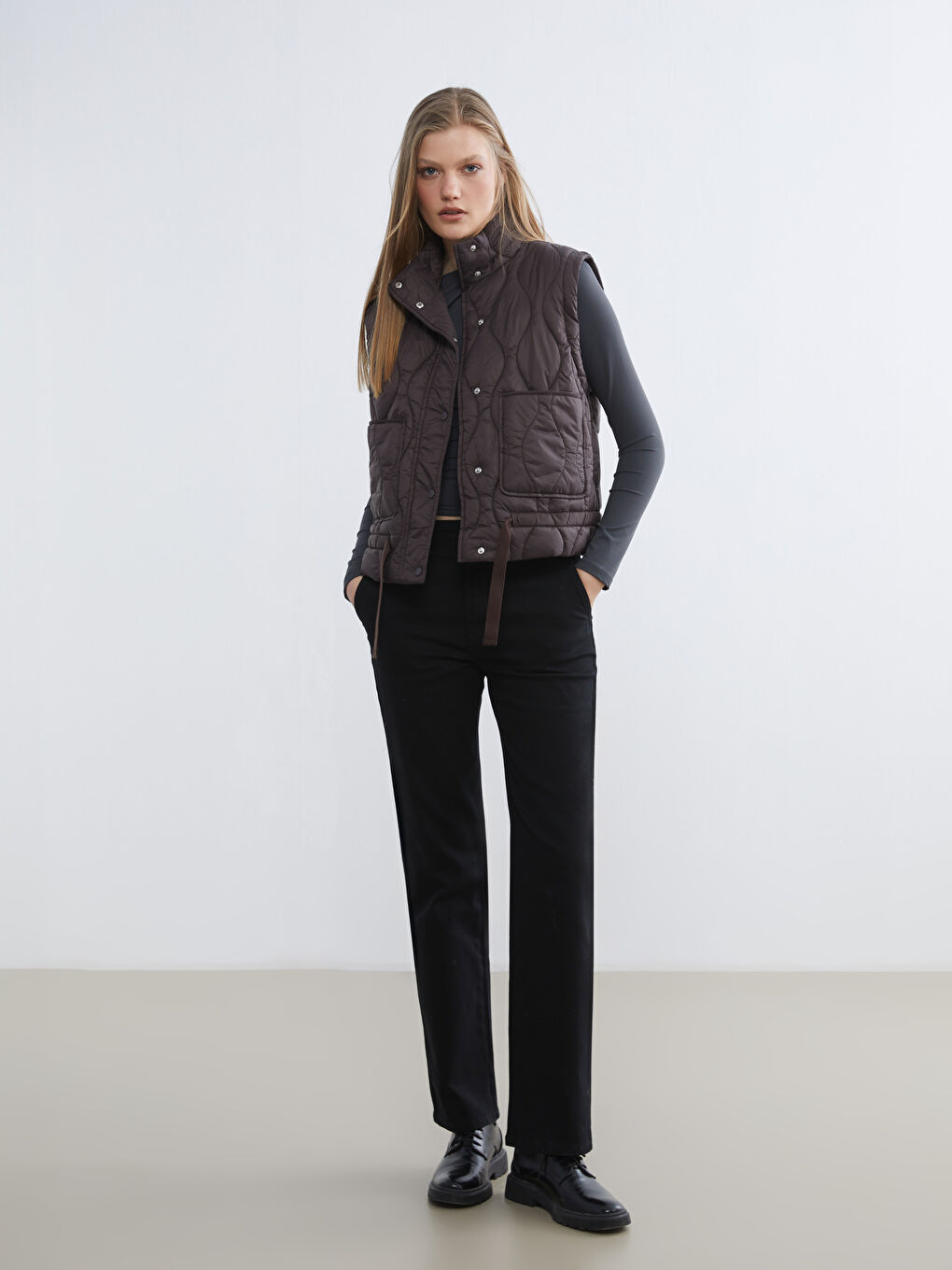 سترة منفوخة بني امرأة-1