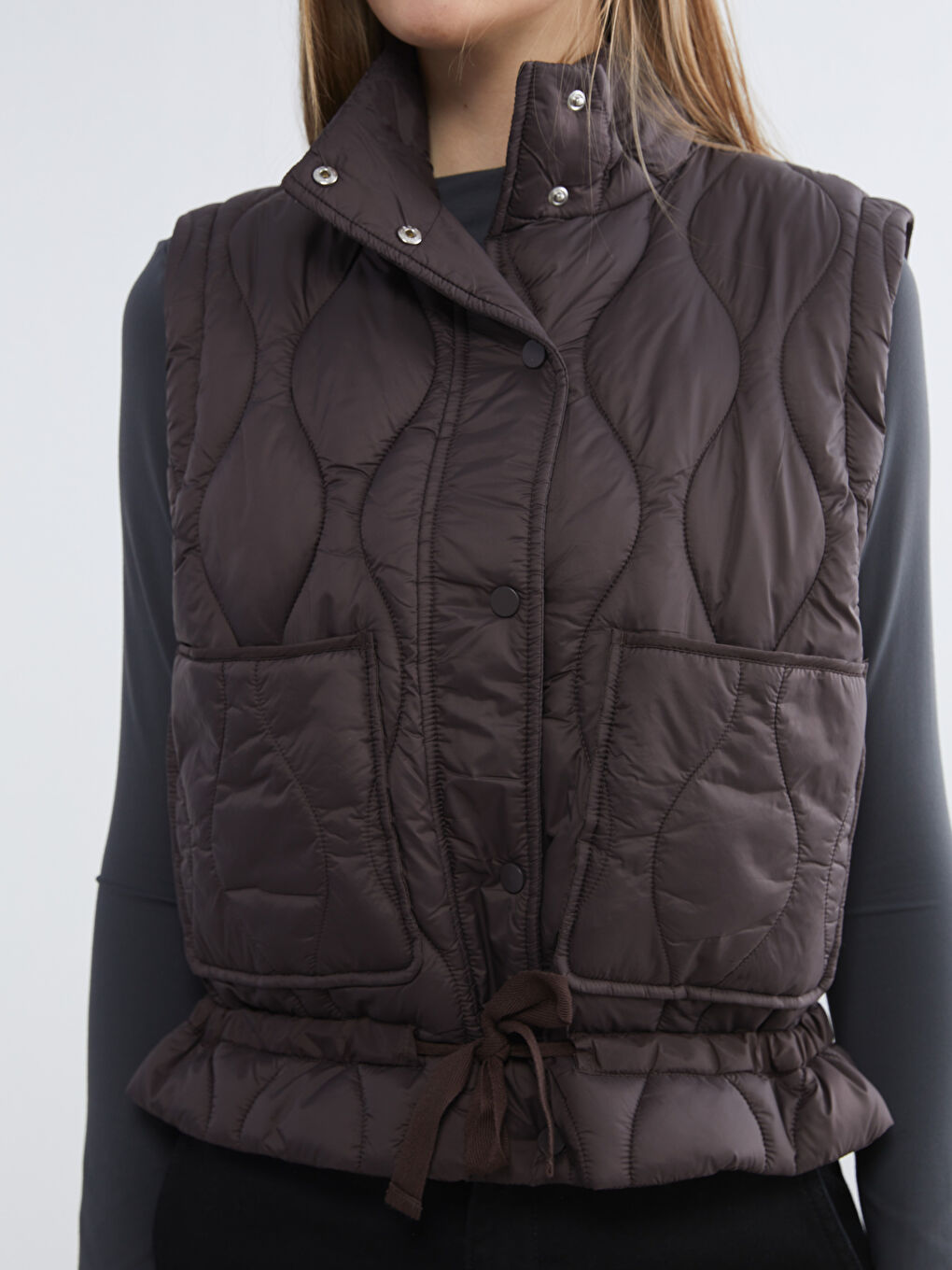 سترة منفوخة بني امرأة-2