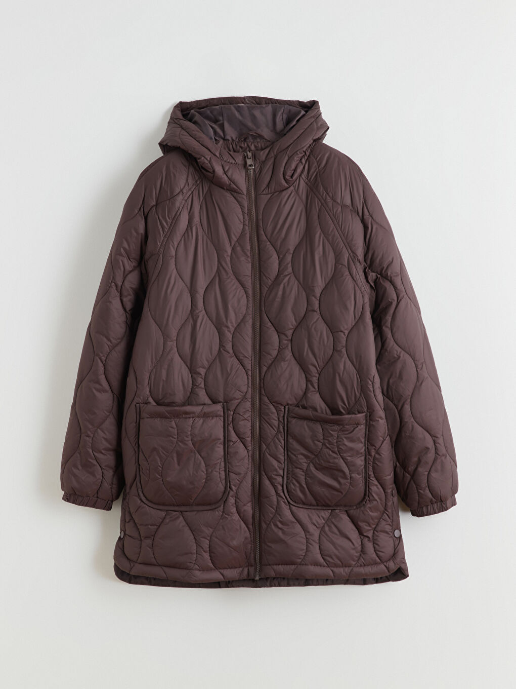 Hooded Quilted Women's Puffer Coat-4