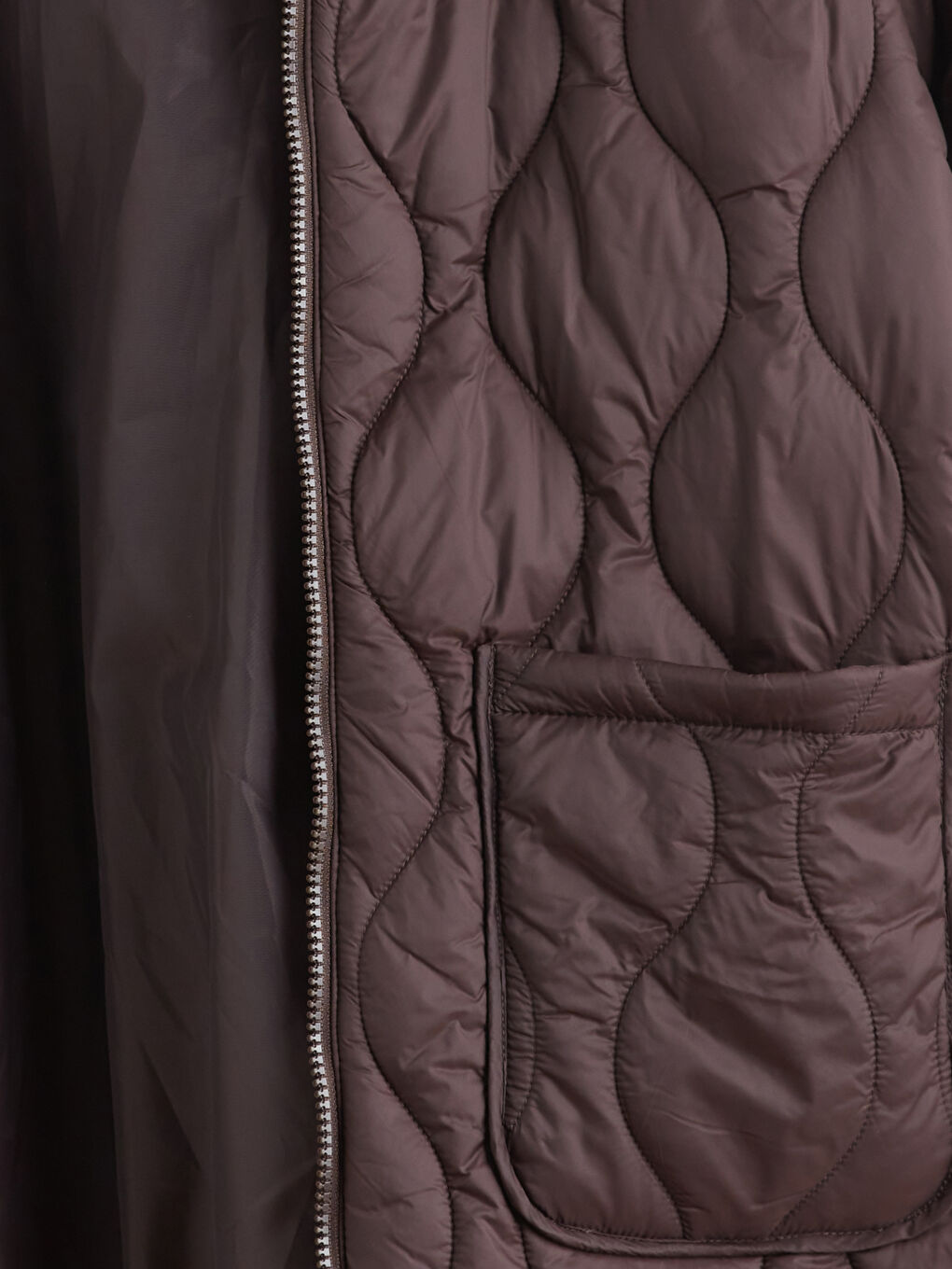 Hooded Quilted Women's Puffer Coat-5