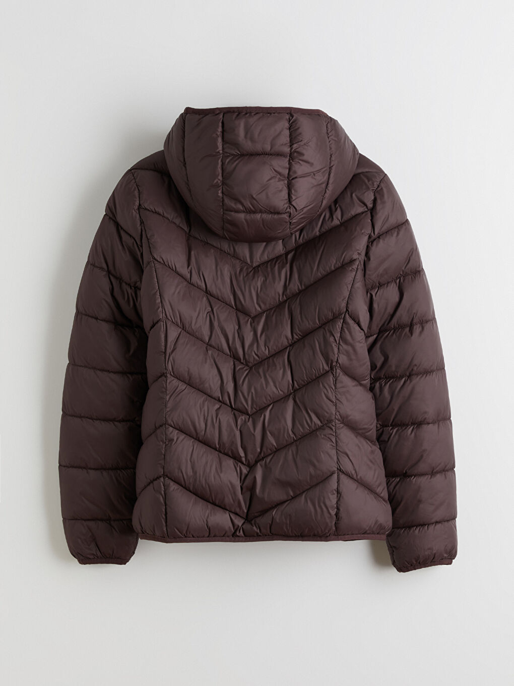 Woman BROWN Puffer Coat-6