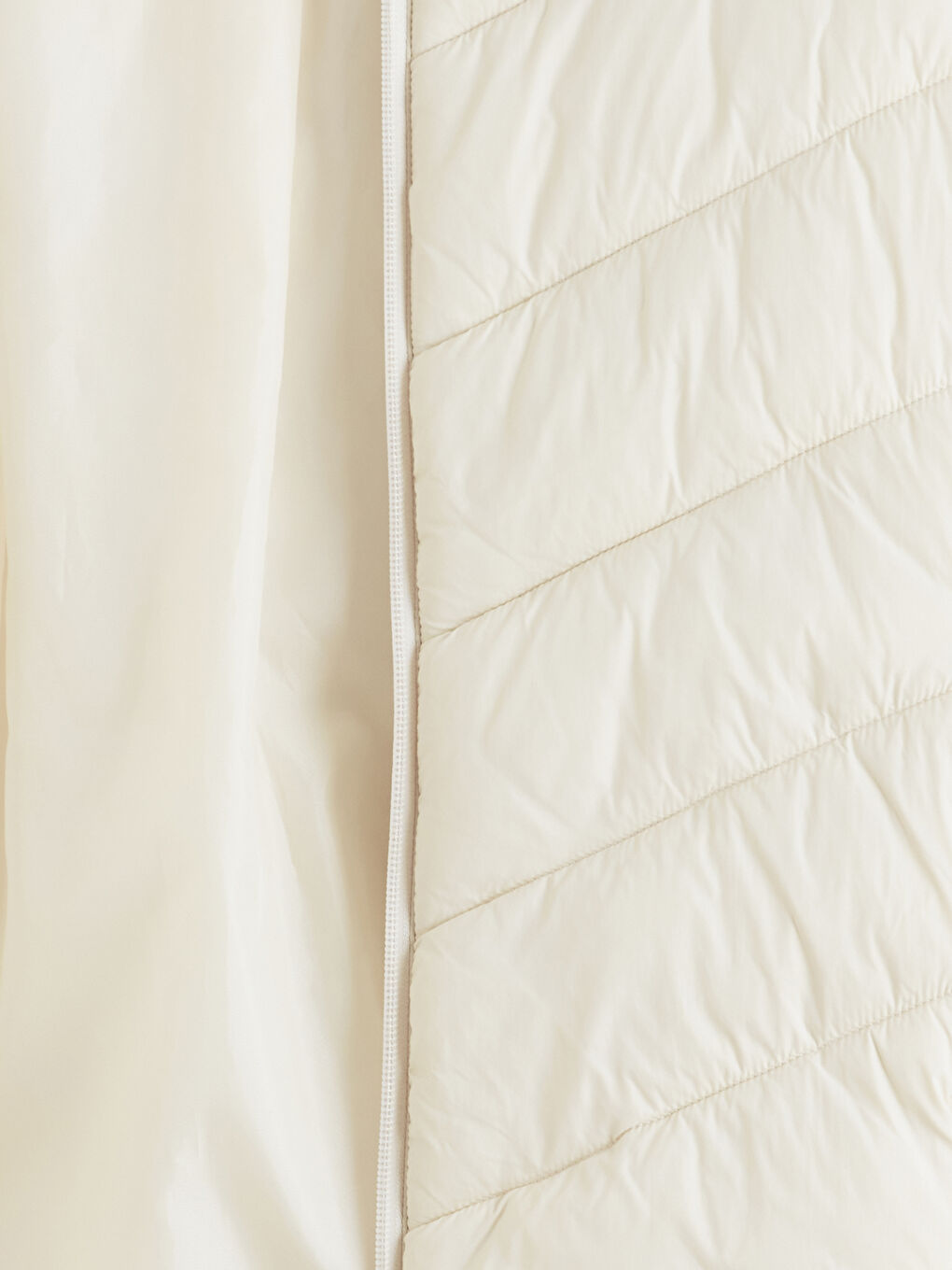 Woman ECRU Puffer Coat-6