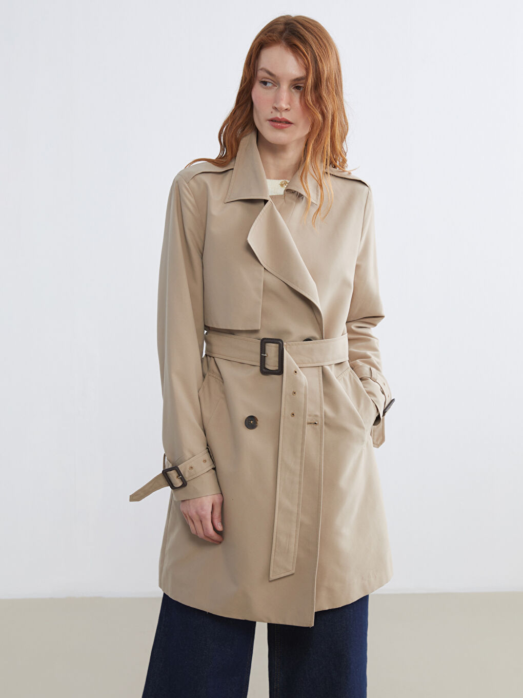 Woman BEIGE Trenchcoat