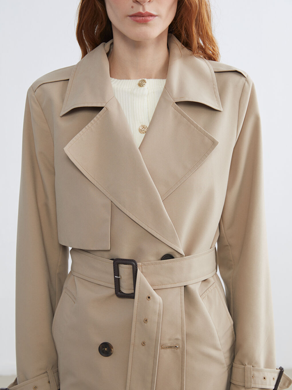 Woman BEIGE Trenchcoat-2